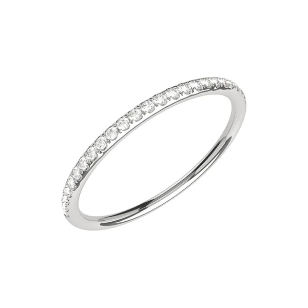 Aure 25 White Gold - Wedding & engagement rings - Schalins - Scandinavian design - Nordic Spectra