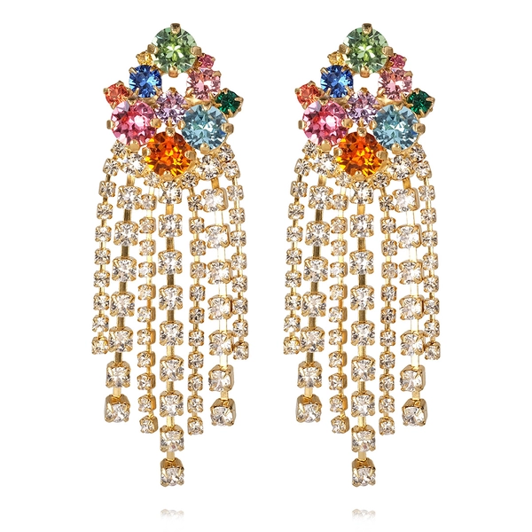 Elissa Earrings Gold Rainbow Combo - Caroline Svedbom - Nopea toimitus ja lahjapakkaus - Nordic Spectra