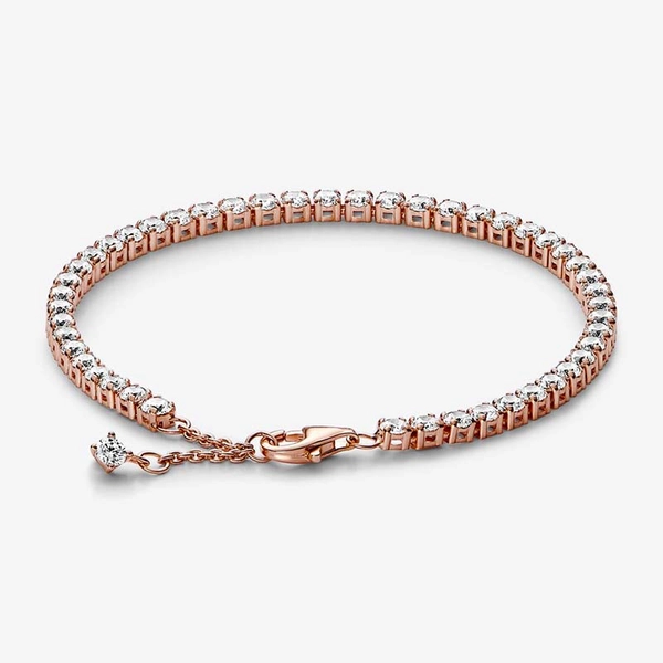 Gnistrande Tennisarmband Rosé - PANDORA - Snabb frakt & paketinslagning - Nordic Spectra