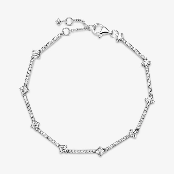 Funkelnde Pavé-Stäbe Armband von PANDORA, Schneller Versand - Nordicspectra.de