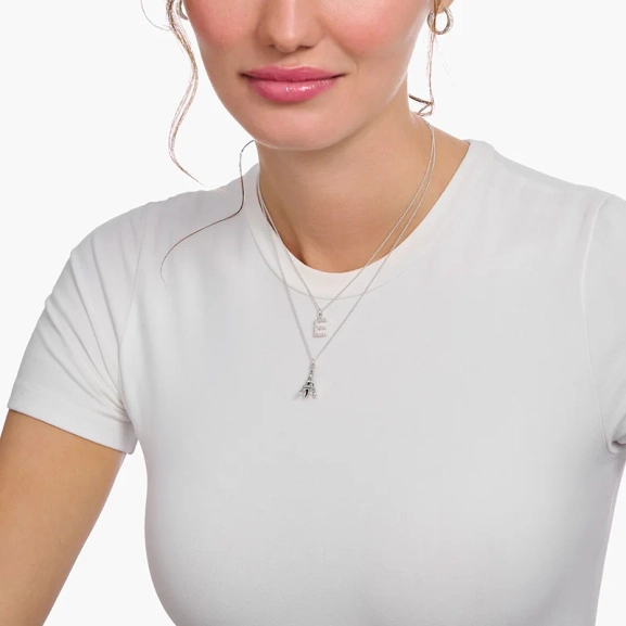 Glittrande Bokstavshalsband E - Thomas Sabo - Snabb leverans & paketinslagning - Nordic Spectra