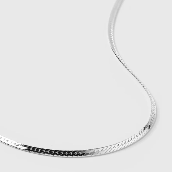 Herringbone Necklace Silver - Syster P - Snabb leverans & Gratis paketinslagning - Nordic Spectra