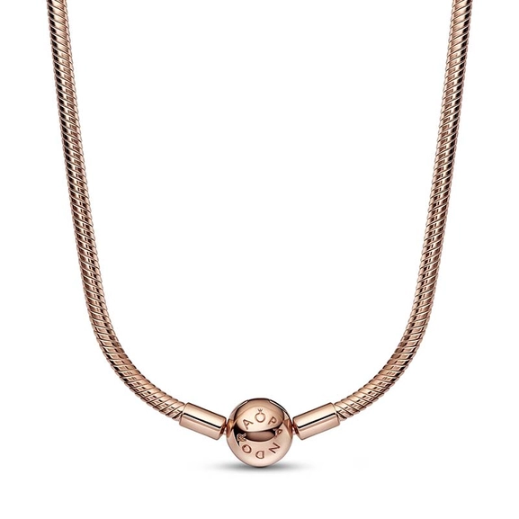 Pandora Moments Snake Chain Halsband Rosé - PANDORA - Snabb frakt & paketinslagning - Nordicspectra.se