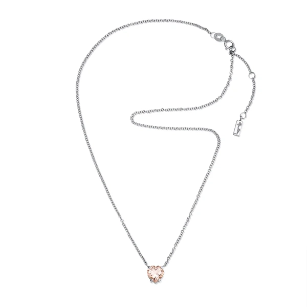 Lovely Heart Necklace White Gold - Efva Attling - Vackra & betydelsefulla smycken - Fri frakt