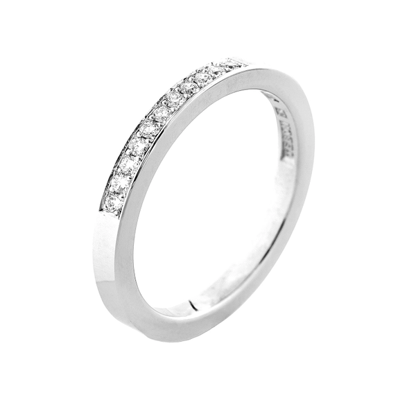 Sofia Eternity Ring 0,11 ct White Gold von Nordic Spectra, Schneller Versand - Nordicspectra.de