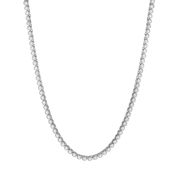 Sardinien Grande Halsband i 18K guldpläterat silver med gnistrande cubic zirconia