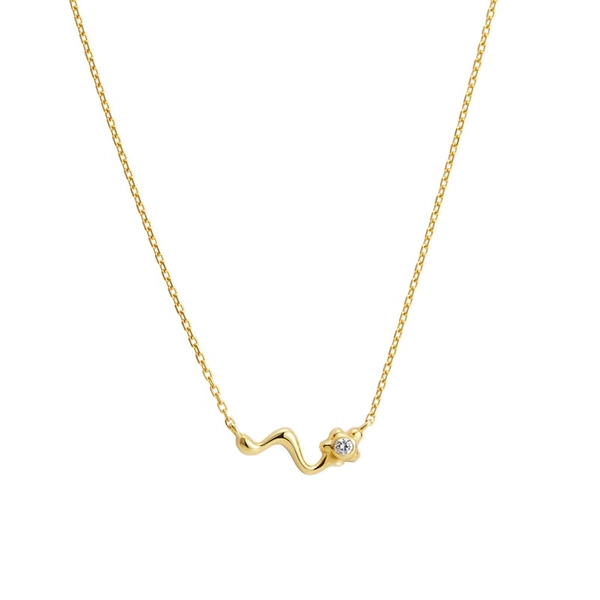 Poppy Necklace Gold - Maria Black - Snabb frakt & paketinslagning - Nordic Spectra