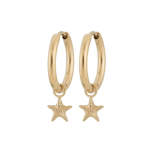 Beachcomber Starfish Hoops Gold - Edblad - Snabb frakt & paketinslagning - Nordic Spectra