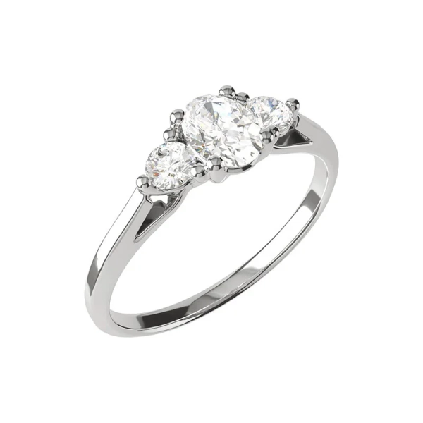 Eterna 19 White Gold - Wedding & engagement rings - Schalins - Scandinavian design - Nordic Spectra