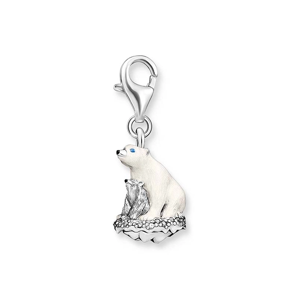 Charm-hängsmycke Isbjörnar Silver - Thomas Sabo berlock - Snabb frakt & paketinslagning - Nordicspectra.se