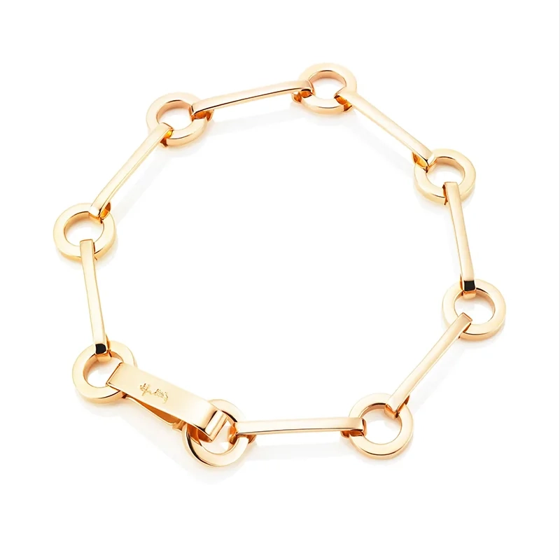 Efva Attling - Ring Chain Bracelet Gold