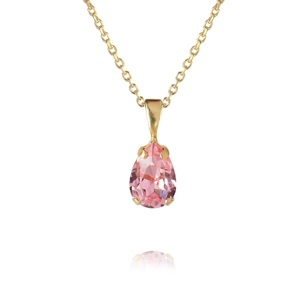 Petite Drop Necklace Gold Light Rose - Caroline Svedbom - Nopea toimitus ja lahjapakkaus - Nordic Spectra