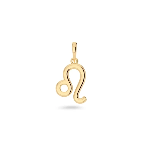 Zodiac Sign Leo Gold - Edblad - Snabb leverans - Gratis paketinslagning