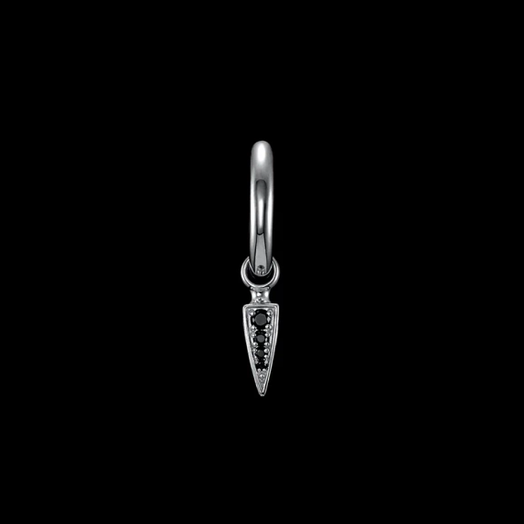 Tiny Poison Arrow Pavé Earring Black Spinel - Maria Nilsdotter - 1-2 dagars leverans - Nordic Spectra