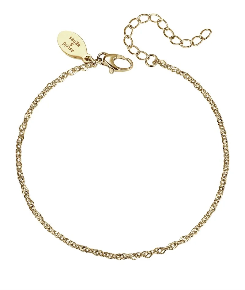 NORA Armband Guld - Astrid & Agnes - Nordic Spectra