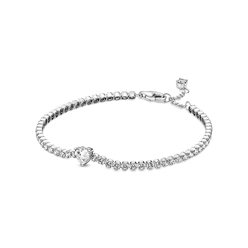 PANDORA - Sparkling Heart Tennisarmband