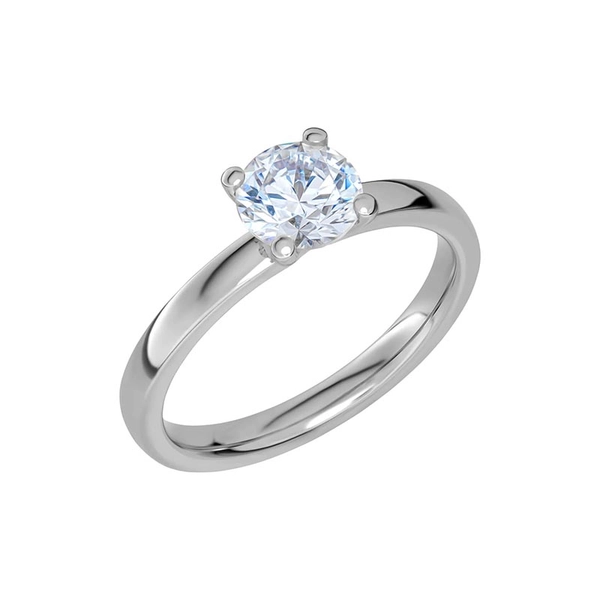 Glimmer 1.00 Platinum - Wedding & engagement rings - Schalins - Scandinavian design - Nordic Spectra