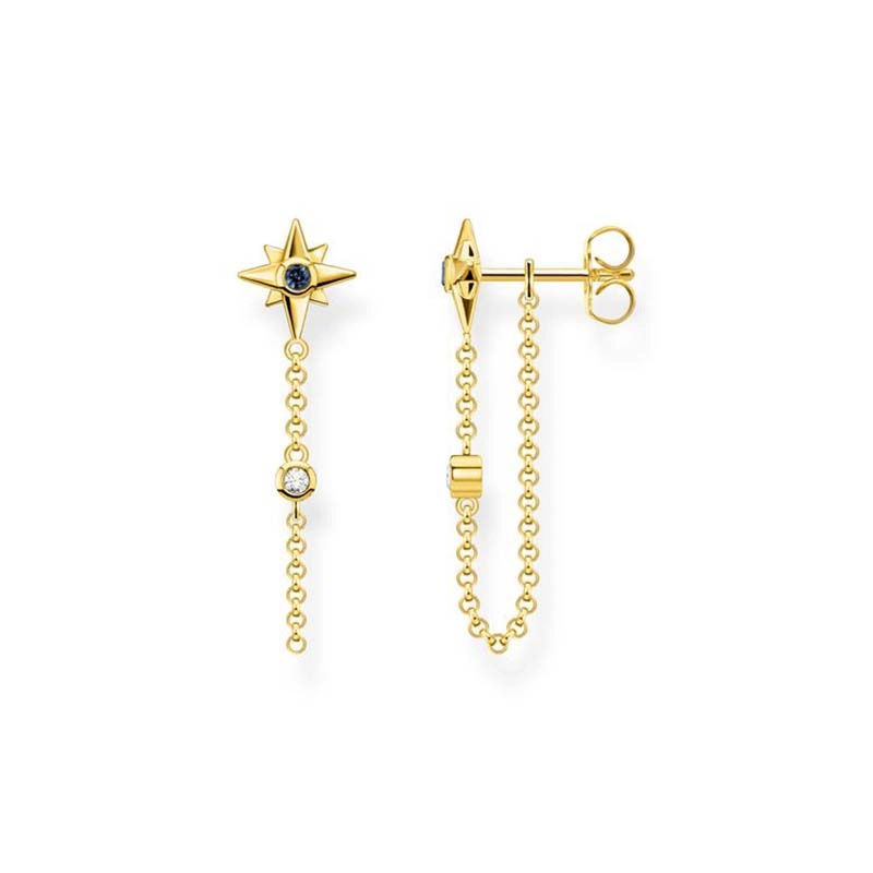 Thomas Sabo – Örhängen Royalty Stjärna & Stenar Guld