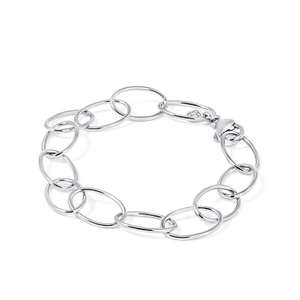 Weekend Bracelet Wide Silver - Snabb frakt & fri paketinslagning - Nordicspectra.se