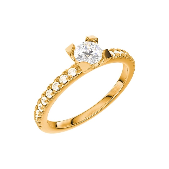 North 017 Lab Grown Diamond Gold - Wedding & engagement rings - Schalins - Scandinavian design - Nordic Spectra