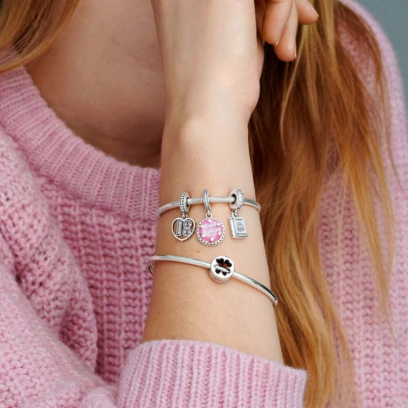 Luck & Courage Four-Leaf Clover Hela - PANDORA - Suuri valikoima & ilmainen lahjapaketointi - Nordicspectra.fi