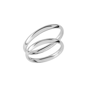 SR1009-2.5 White Gold - Wedding & engagement rings - Schalins - Scandinavian design - Nordic Spectra
