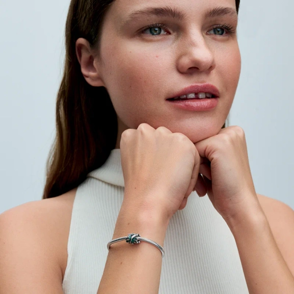 Grüne Monstera Blätter Charm - PANDORA - Nordic Spectra