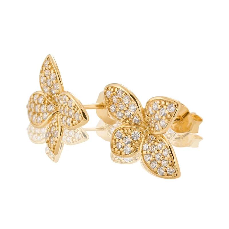 Carolina Gynning - Lily Sparkling Studs Örhängen Guld