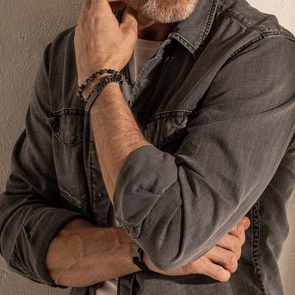 TOM Armband Svart - AROCK - Snabb frakt & paketinslagning - Nordicspectra.se