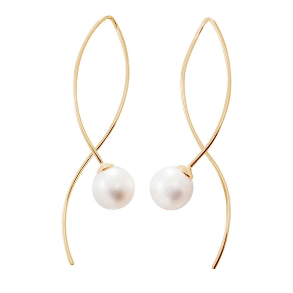 Le Pearl Earrings Gold - Drakenberg Sjölin Örhängen - Snabb frakt & paketinslagning - Nordicspectra.se