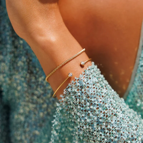 Petite Rope Bracelet Gold - Caroline Svedbom - Snabb frakt & paketinslagning - Nordic Spectra
