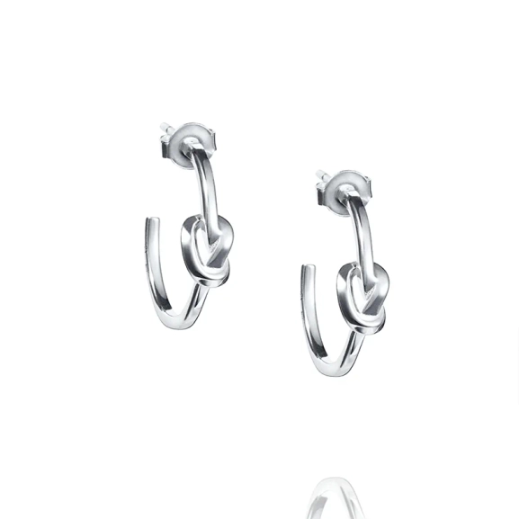 Love Knot Hoops - Efva Attling - ruotsalainen muotoilu - Nordic Spectra