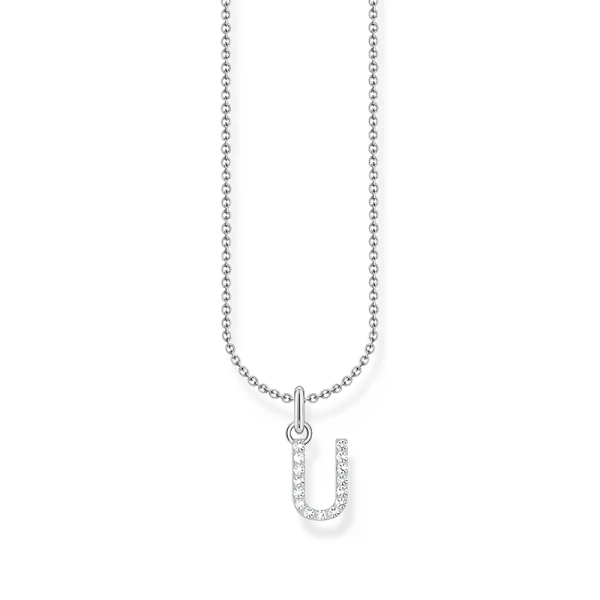 Kette mit Buchstaben-Anhänger U - Thomas Sabo - Nordic Spectra