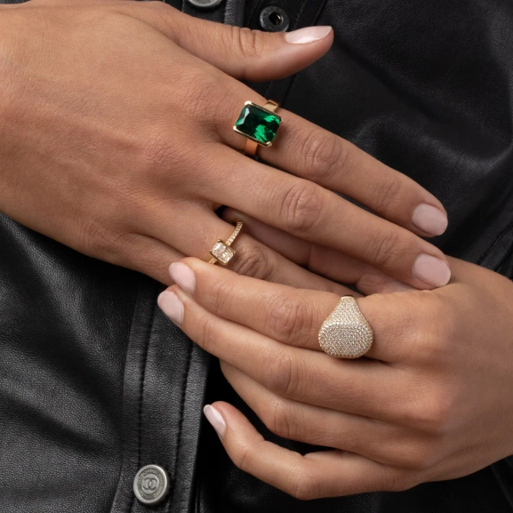 elegant och gnistrande med Cubic Zirconia