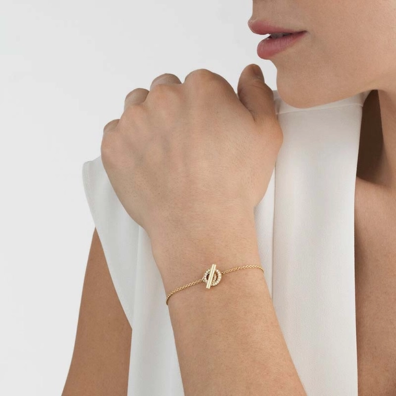 Halo Armband 18K Guld med Diamanter - Georg Jensen armband - Snabb frakt & paketinslagning - Nordicspectra.se
