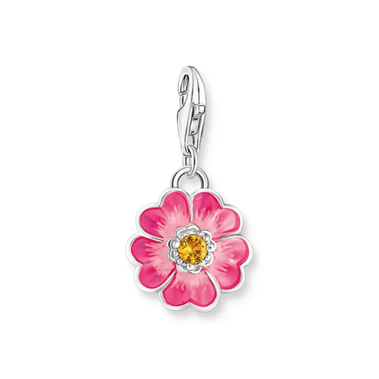 Pink Flower Charm - Thomas Sabo - Suuri valikoima & ilmainen lahjapaketointi - Nordic Spectra