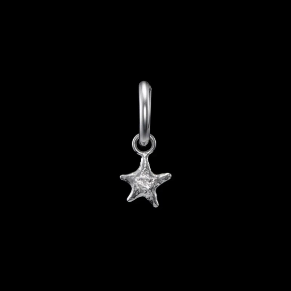 Tiny Tuvstarrs Star Earring i 925 sterlingsilver med frihängande stjärna