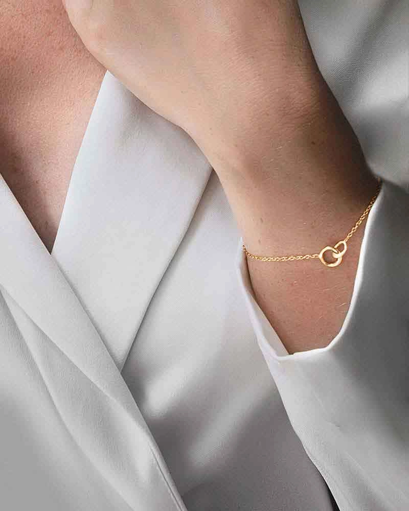 Les Amis Drop Bracelet Gold Drakenberg Sjölin, Schneller Versand - Nordicspectra.de