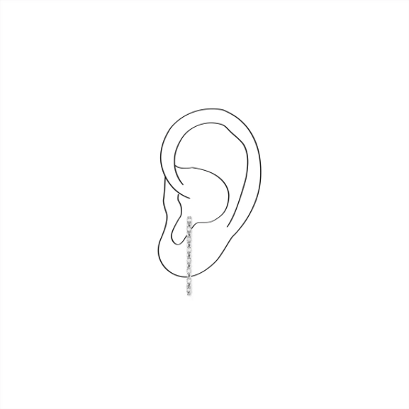 Einzel Ohrklemme Kugeln Silber von Thomas Sabo, Schneller Versand - Nordicspectra.de