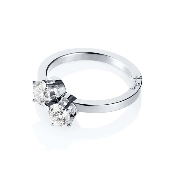 Twin Star Ring White Gold - Efva Attling ringar - Snabb frakt & paketinslagning - Nordicspectra.se