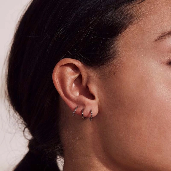 Duo Pair Creoles Steel - Edblad - Snabb frakt & paketinslagning - Nordicspectra.se