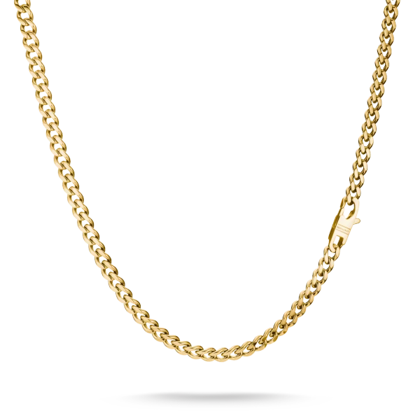 Rebel Armor 7 mm Stahlhalskette Gold - Thomas Sabo - Nordic Spectra