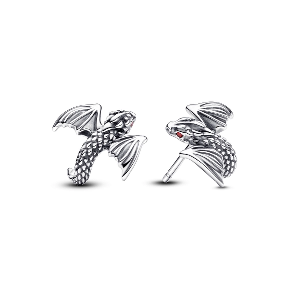 Game of Thrones Gekrümmter Drache Ohrstecker - PANDORA - Nordic Spectra