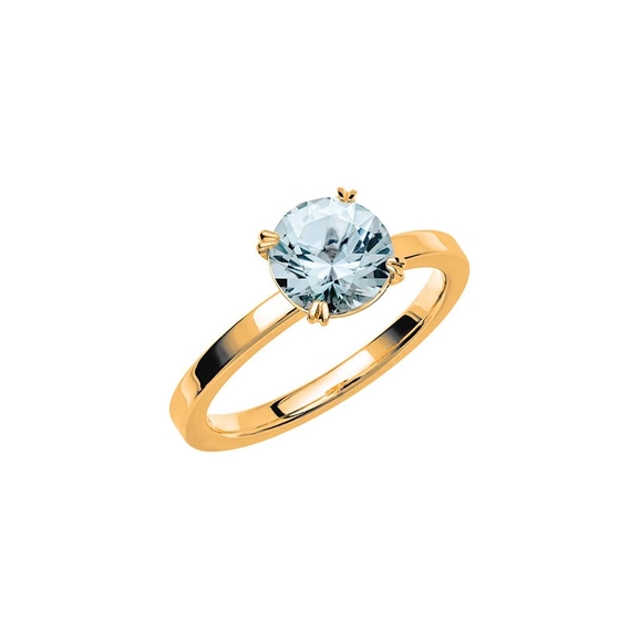 Fairytale 3 Aquamarine Gold - Wedding & engagement rings - Schalins - Scandinavian design - Nordic Spectra
