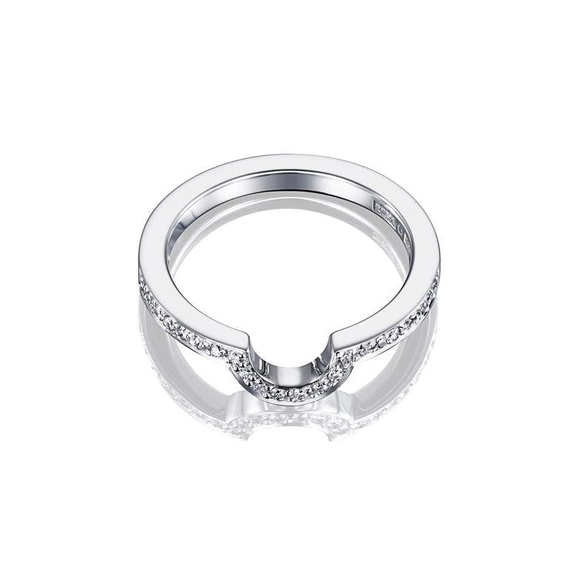You & Me Threesome Ring White Gold - Efva Attling ringar - Snabb frakt & paketinslagning - Nordicspectra.se