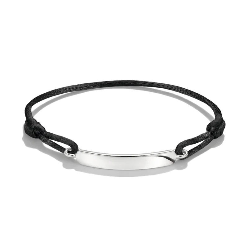 Thomas Sabo - Graverbart Svart Textilarmband