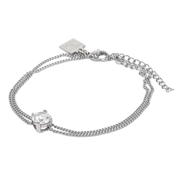 IDA Armband Stål/Kristall - Astrid & Agnes - Snabb frakt & paketinslagning - Nordicspectra.se