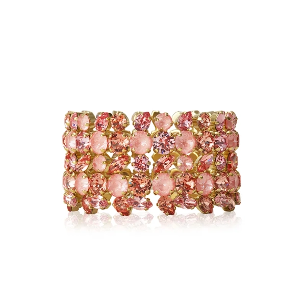 Multi Cuff Bracelet Gold Flamingo Combo - Caroline Svedbom - Snabb frakt & paketinslagning - Nordic Spectra