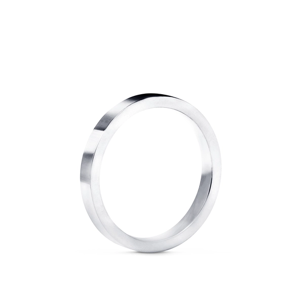 1946 Ring Rak 3 mm Platina - Nordic Spectra - Förstärker livets stora händelser - Nordic Spectra