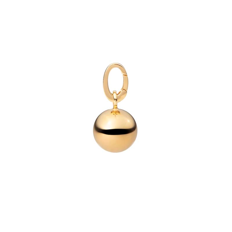 Letters Globe Pendant Gold